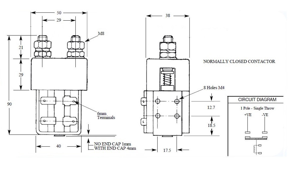 คอนแทคเตอร์ / Contactor 1NO-DP