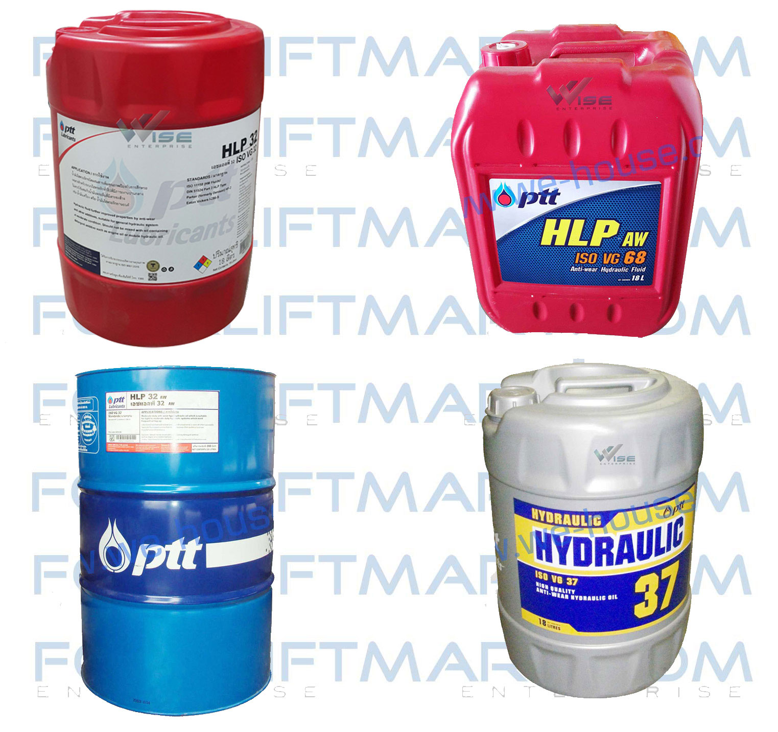 น้ำมันไฮดรอลิค Hydraulic Oil ปตท PTT HLP-ISO-VG68